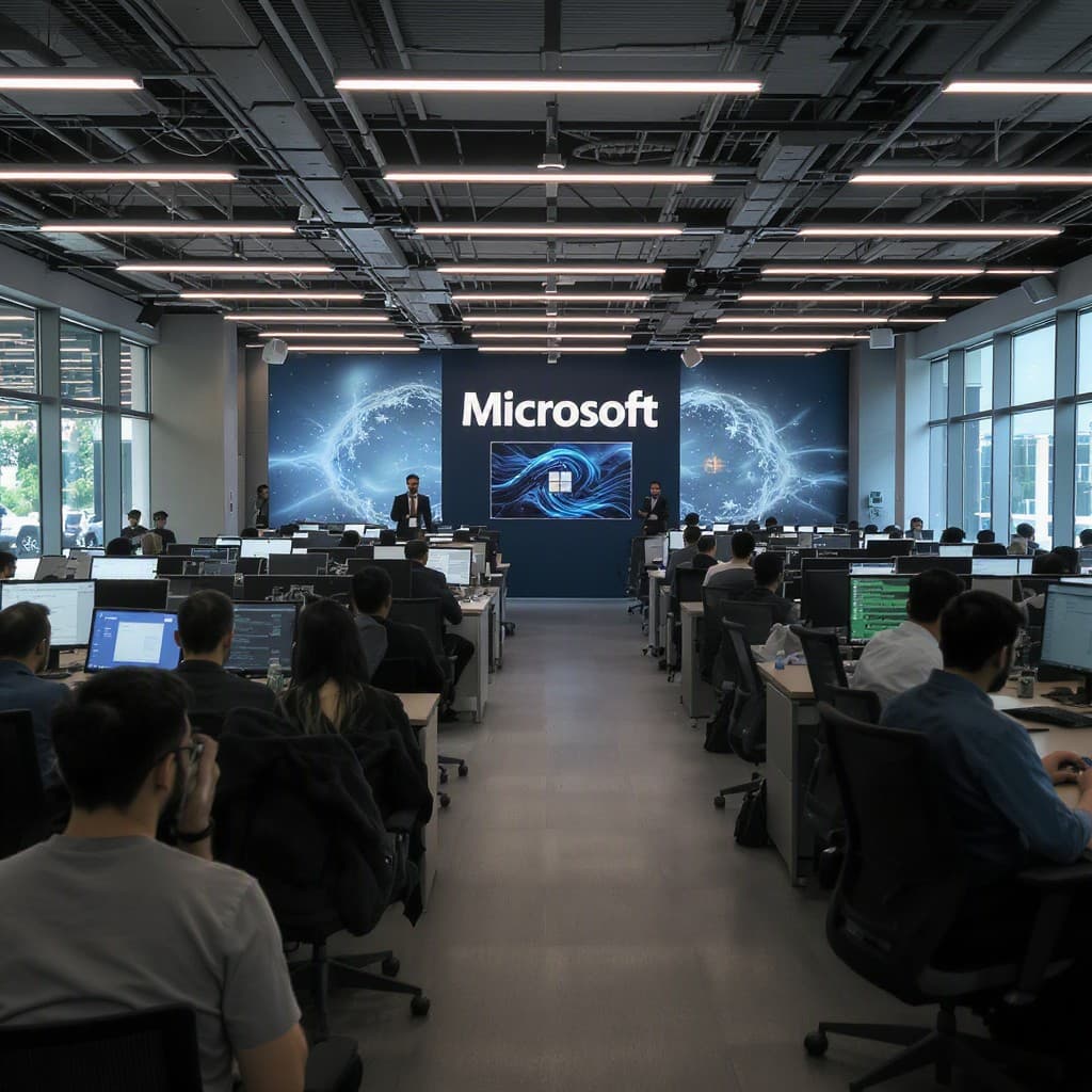 Illustration for Microsoft laying off hundreds of Azure staff in China as US-China data rules tighten