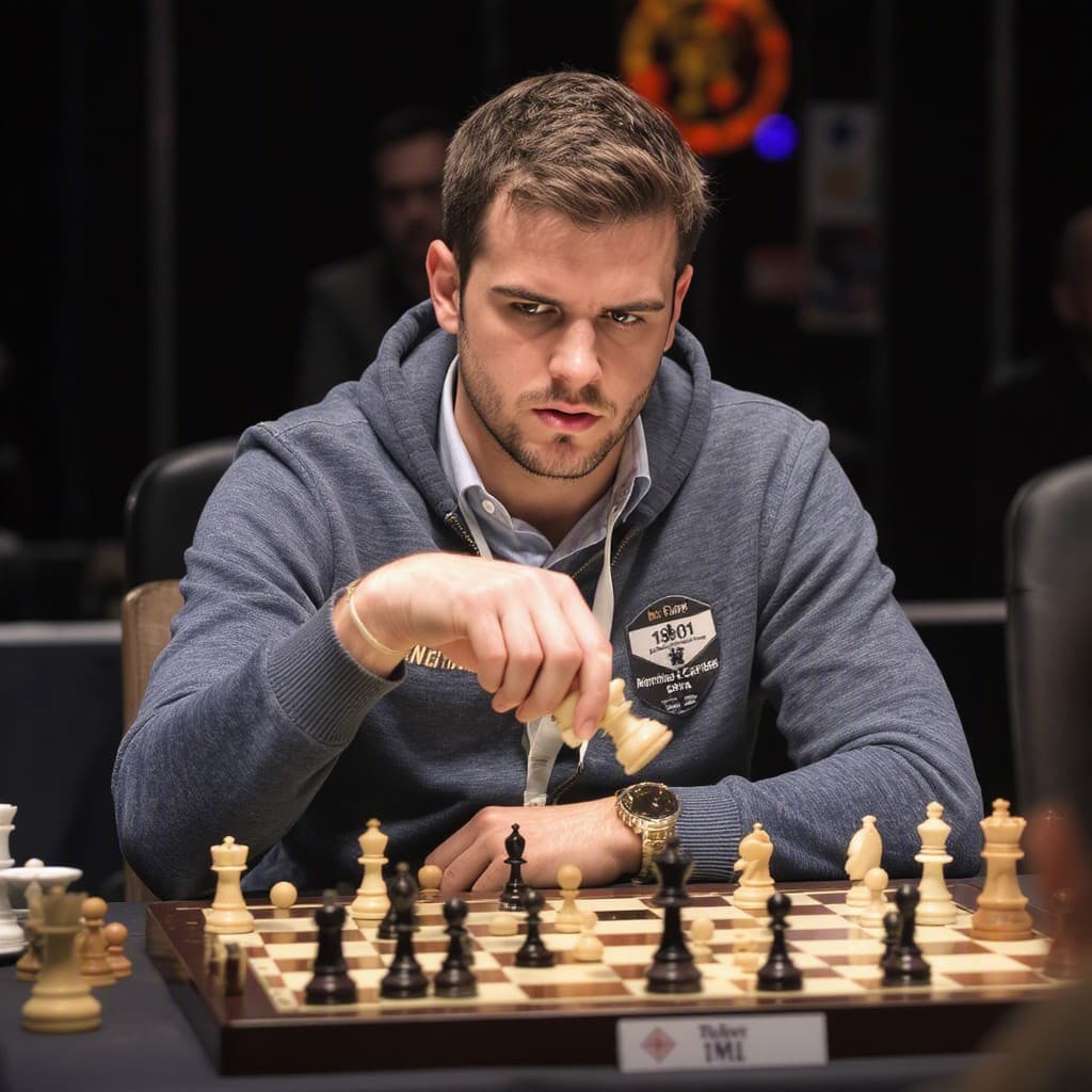 Illustration for Magnus Carlsen drops four straight games, fans wonder about his GOAT claim