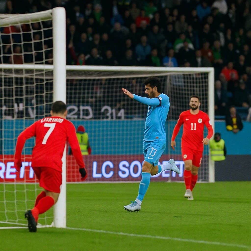 Illustration for Iran’s 93rd‑minute goal overturned by VAR vs Egypt