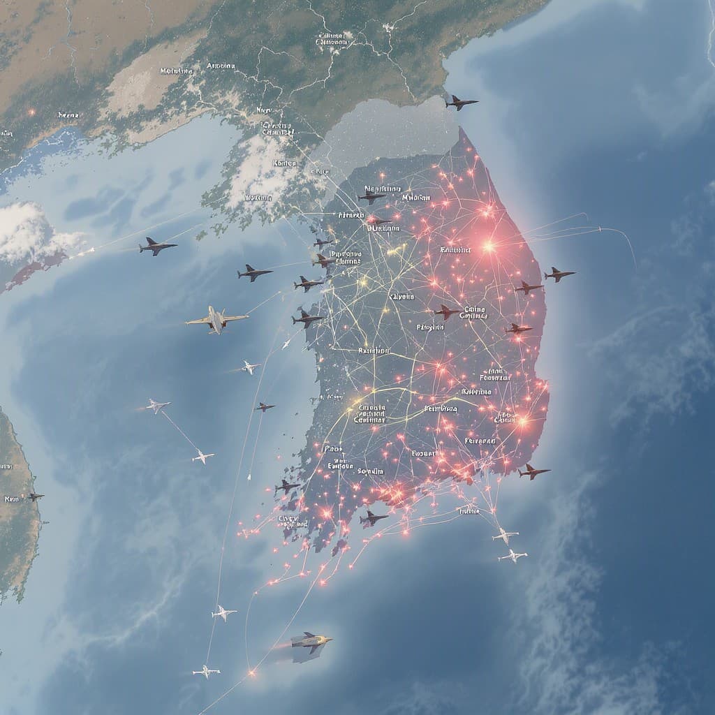 Illustration for South Korea sends fighters after Chinese, Russian jets enter its air defence zone