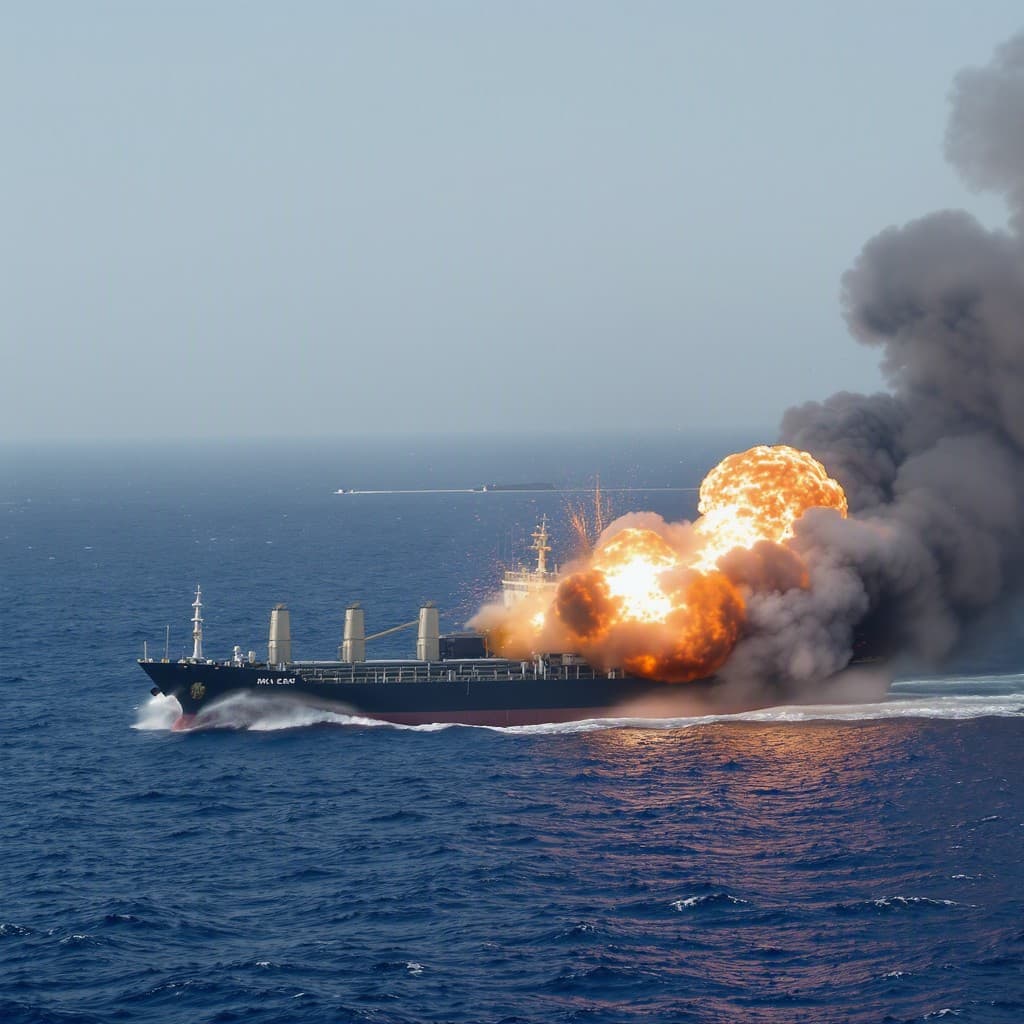 Illustration for Iran-US ceasefire wobbles after fresh strikes hit Hormuz