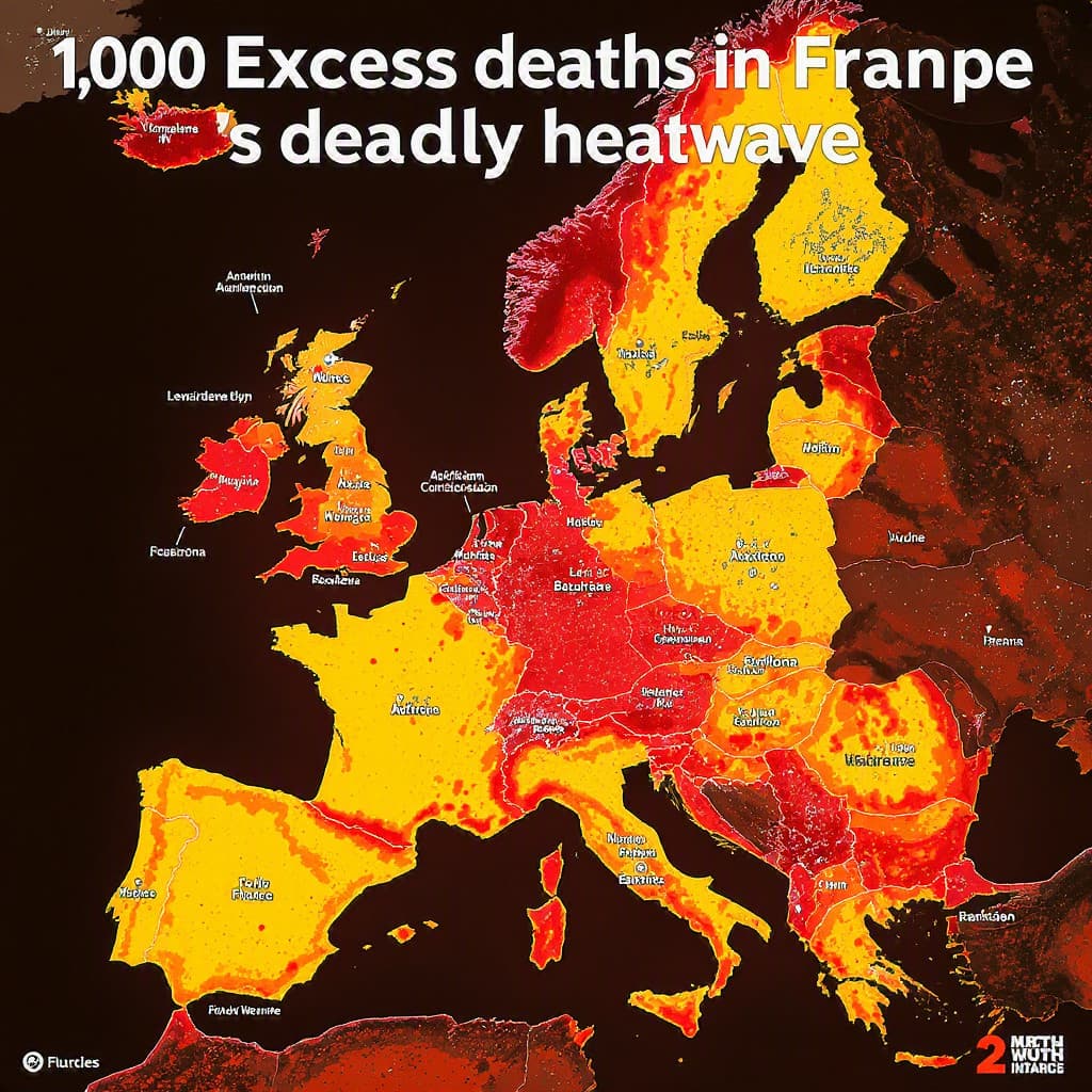 Illustration for 1,000 excess deaths in France tied to Europe's deadly heatwave