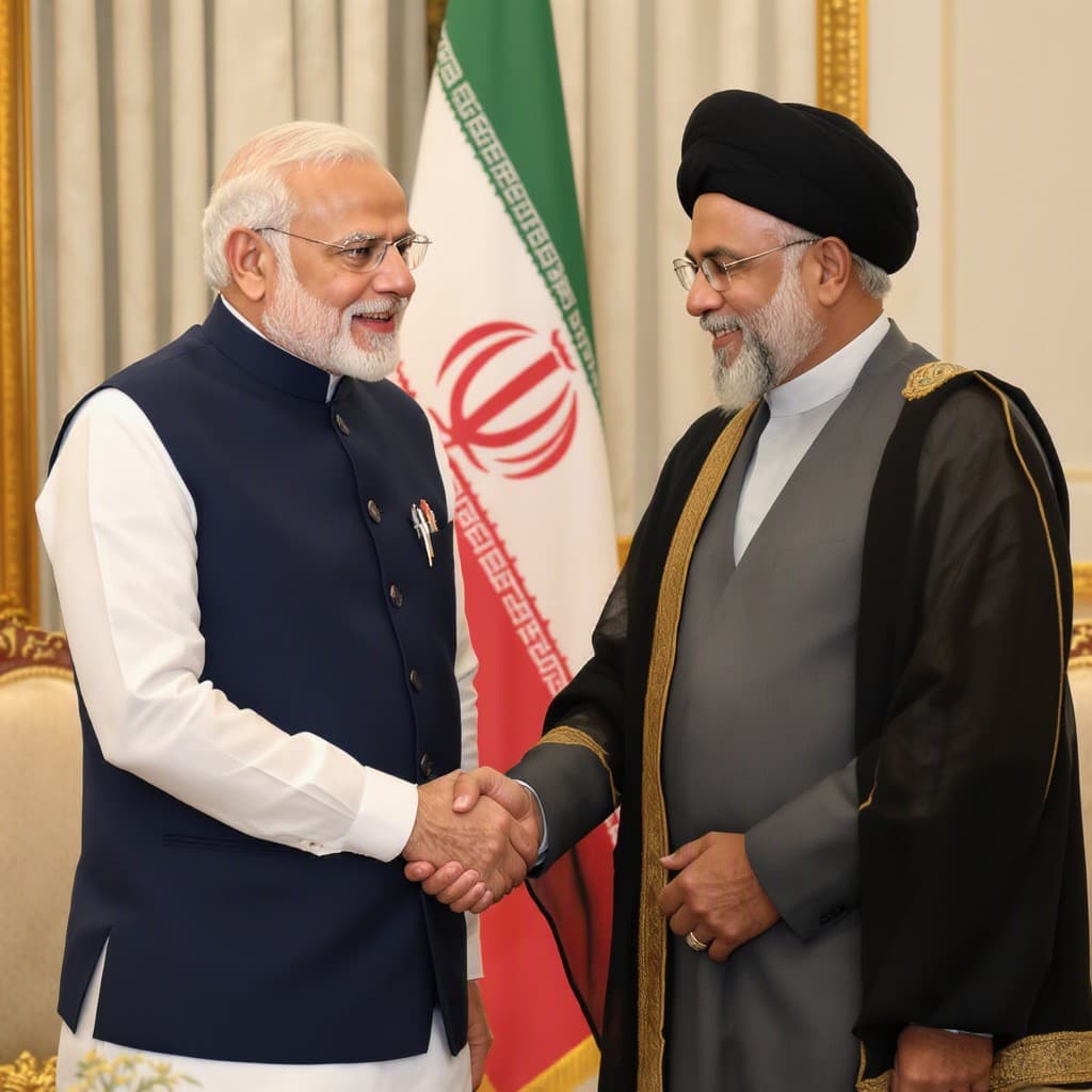 Illustration for Modi chats with Iran's president, backs dialogue to calm West Asia
