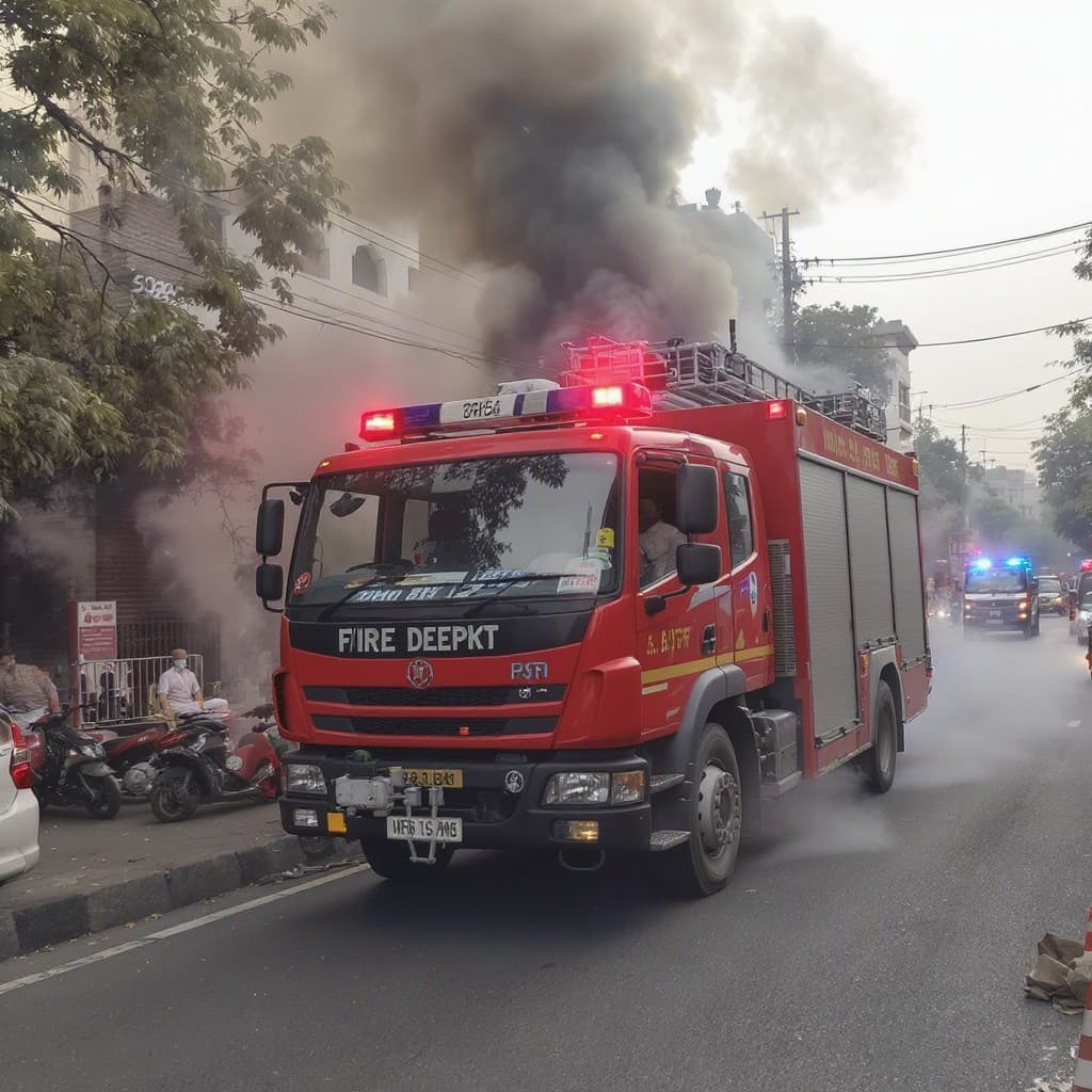 Illustration for Delhi fire dept rolls out AI, drones in 25yr modernisation plan