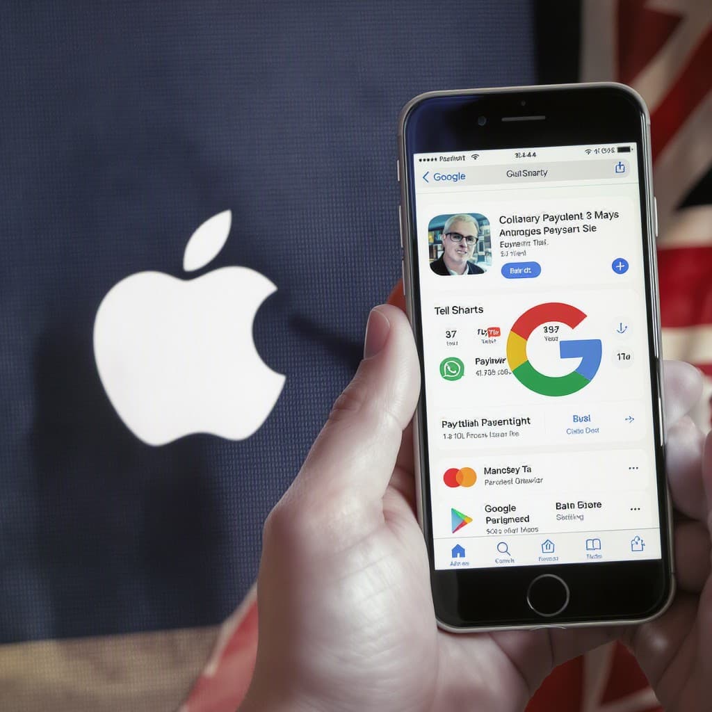 Illustration for UK regulator pushes Apple, Google to allow other payment ways in app stores