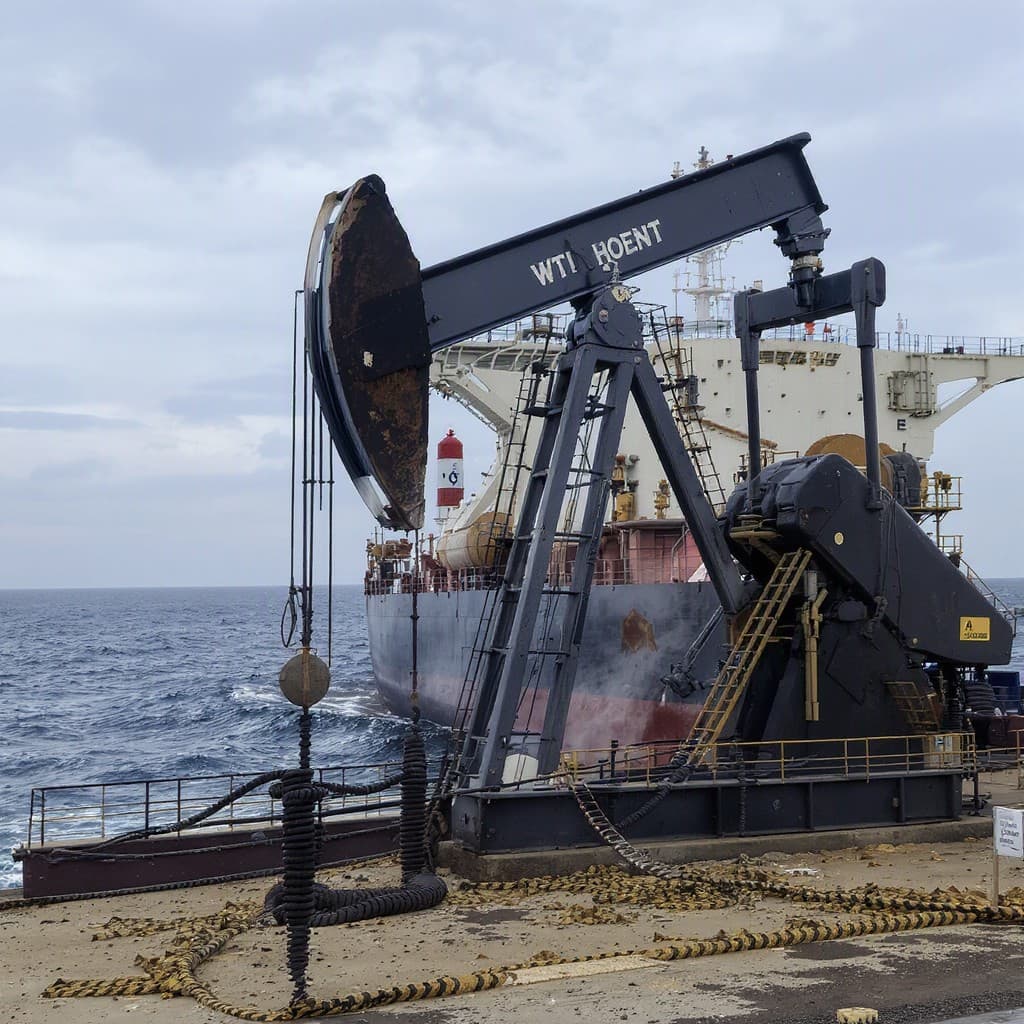 Illustration for Oil prices slip >3% as Hormuz traffic eases supply worries