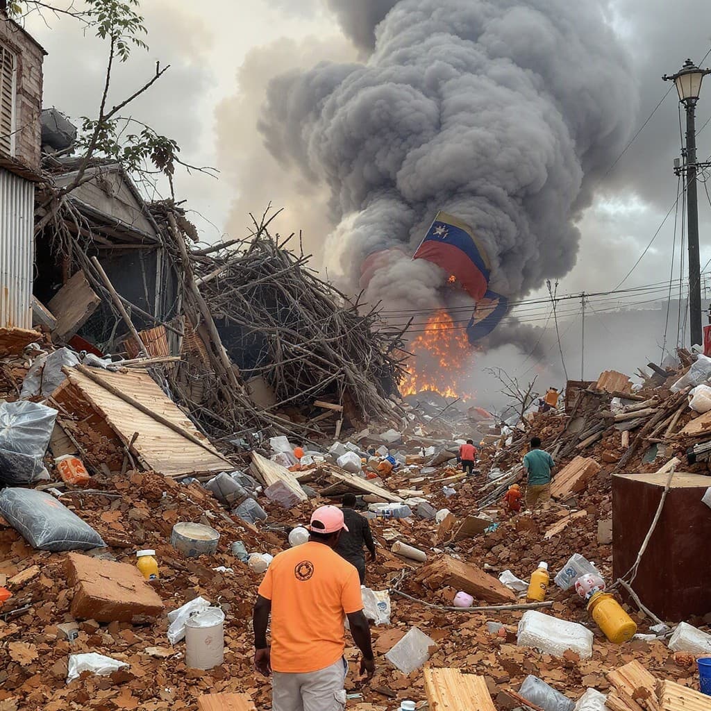 Illustration for Venezuela twin quakes: death toll nears 1,500, millions affected