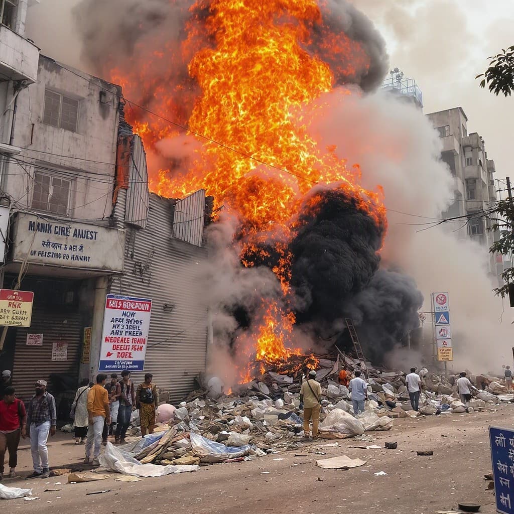 Illustration for Lucknow fire kills 15, 3 arrested over safety violations