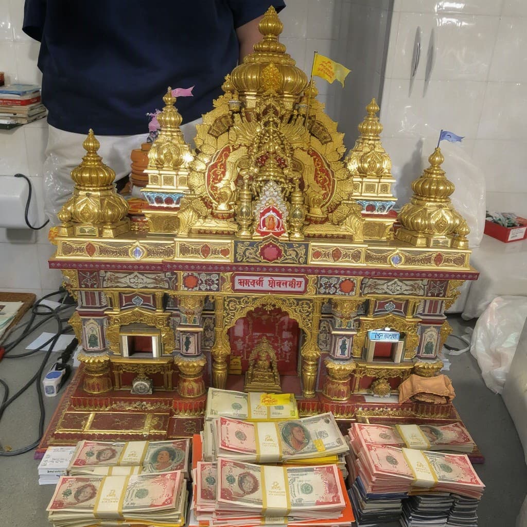 Illustration for Ram Mandir donation theft: cash hidden in washrooms, CCTVs dodged