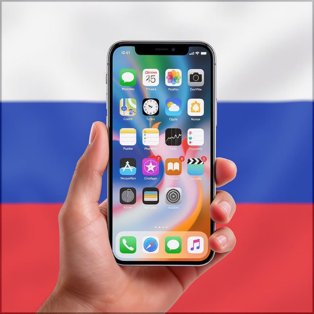 Illustration for Russia warns Apple of Rs 52 crore fine for sidelining local software