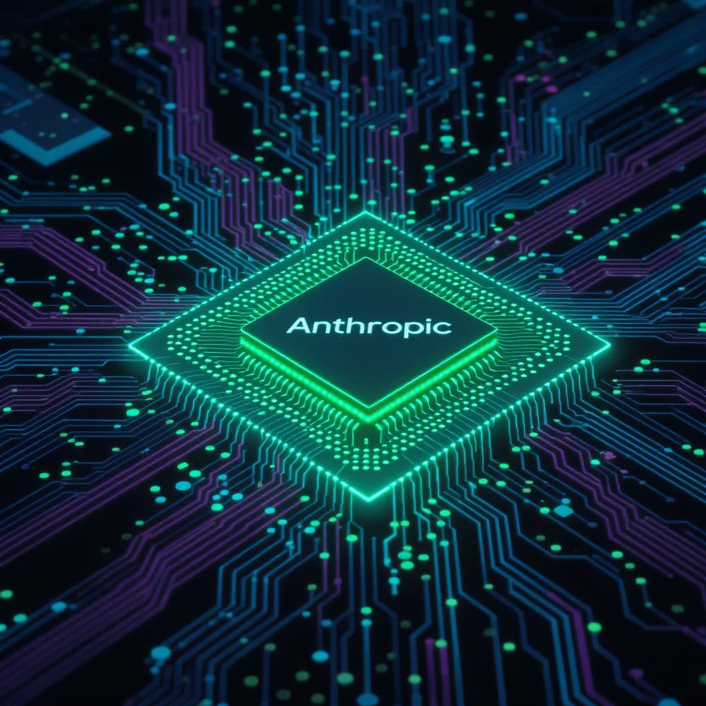 Illustration for Anthropic in talks with Samsung for its own AI chip