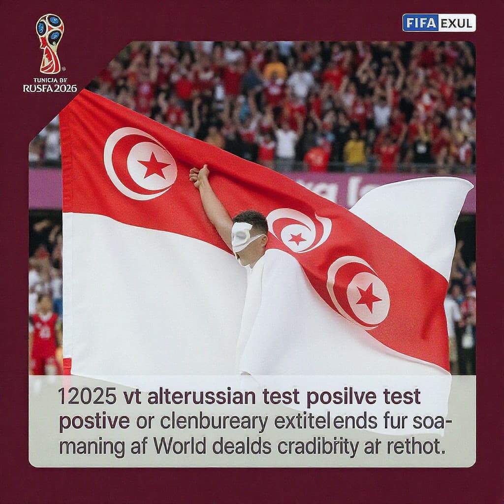 Illustration for Eight Tunisian players test positive for clenbuterol at 2026 WC