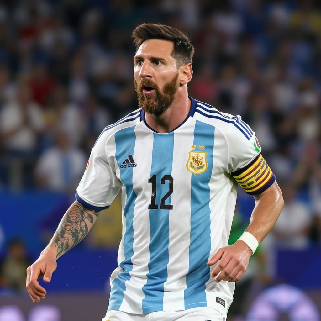 Illustration for Messi scores and sets a new World Cup record against Cabo Verde