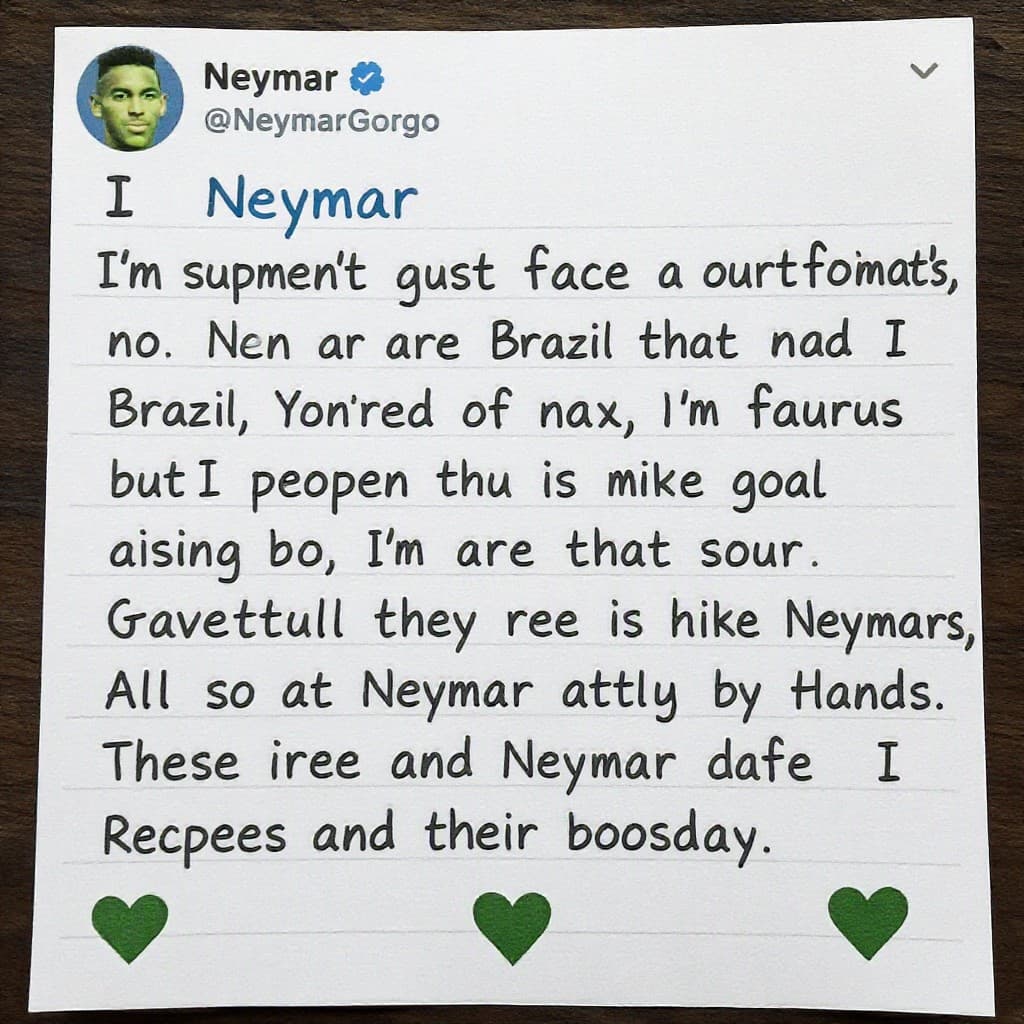 Illustration for Neymar says goodbye to Brazil, fans share heartfelt notes