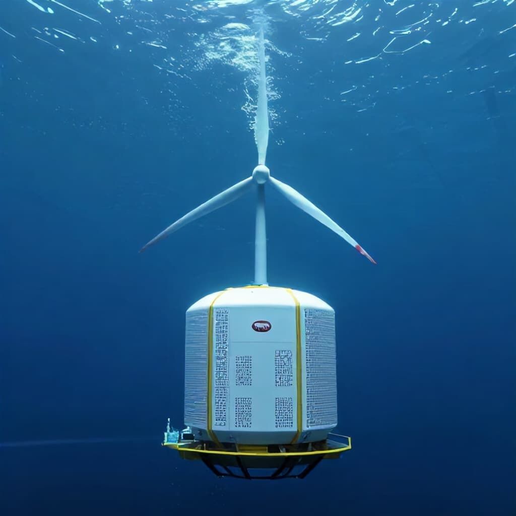 Illustration for China launches underwater data centre powered by offshore wind