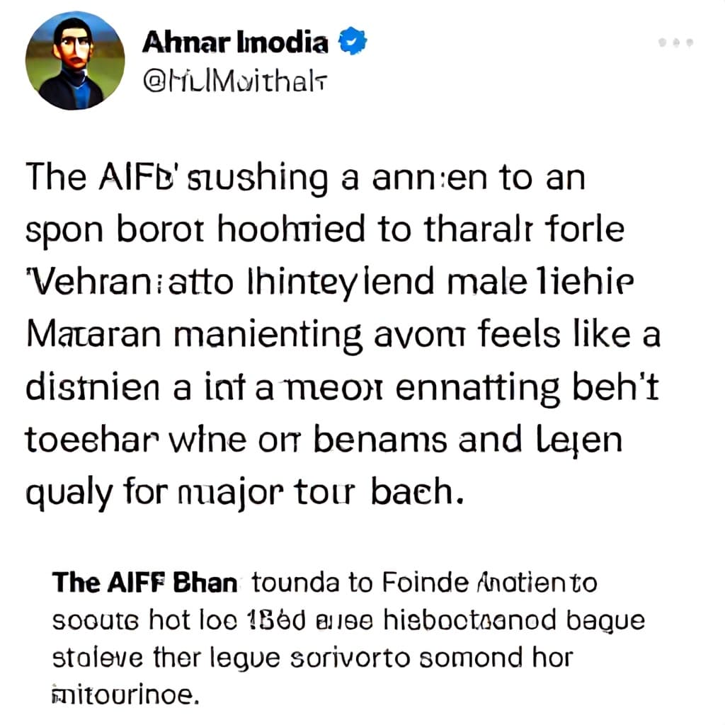 Illustration for AIFF's Bharat name change and Vande Mataram rule draw fan fury