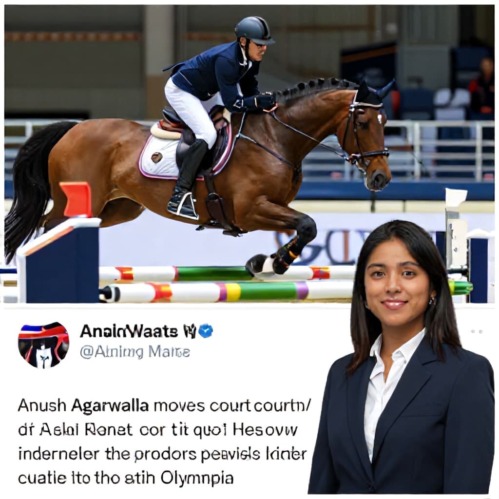 Illustration for Anush Agarwalla moves court over Asian Games equestrian squad