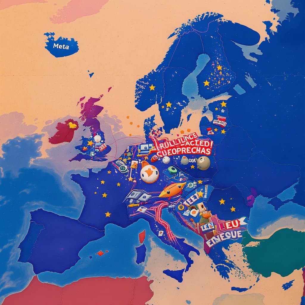Illustration for EU tightens the noose on Meta for alleged addictive design aimed at kids