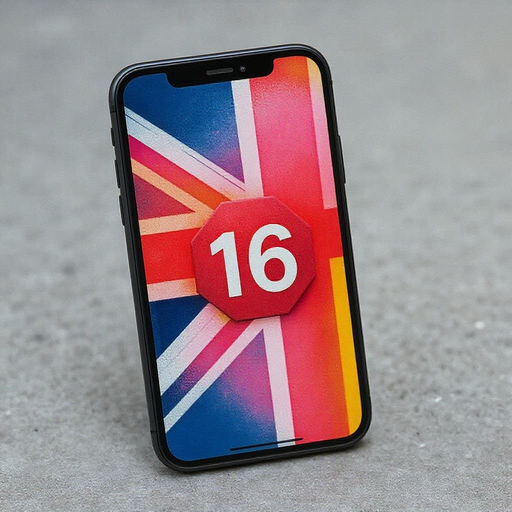 Illustration for UK set to block under-16s from social media, joins global push