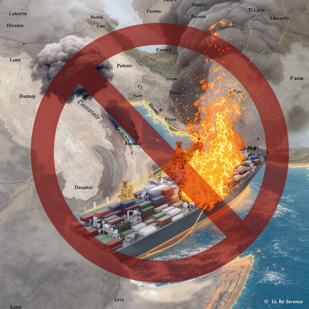 Illustration for US says no to Iran tolls in Hormuz, tensions rising yaar