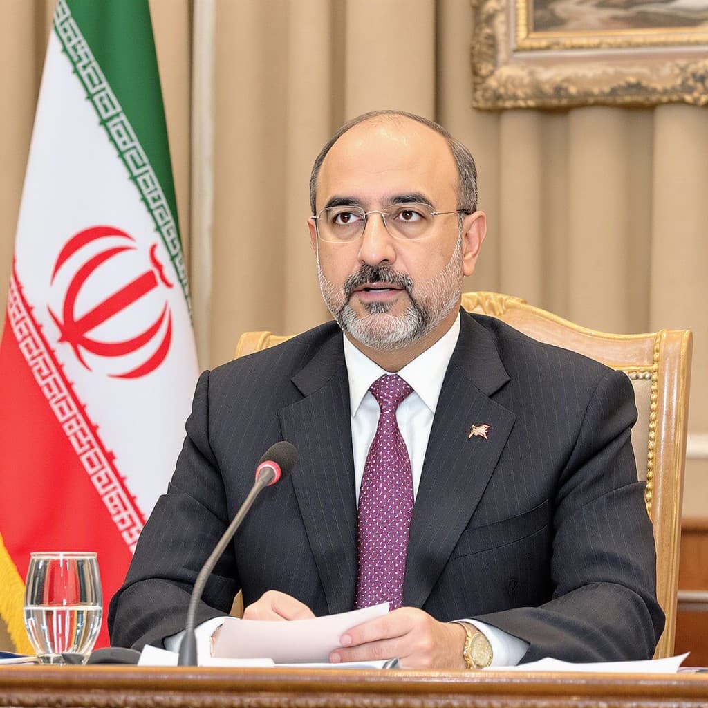 Illustration for Iran's Ghalibaf says nuclear rights non-negotiable, warns of war if US fails