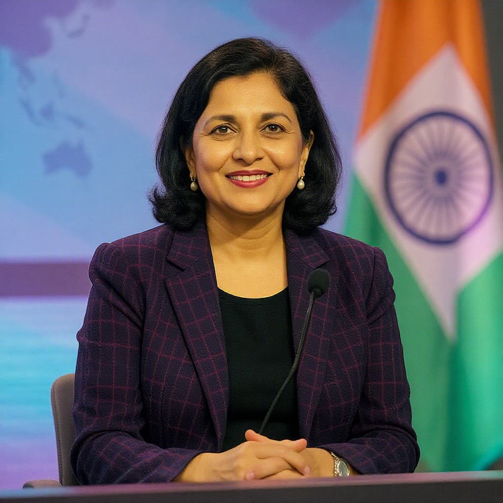 Illustration for Indra Nooyi: India's democratic chaos vs China's speed