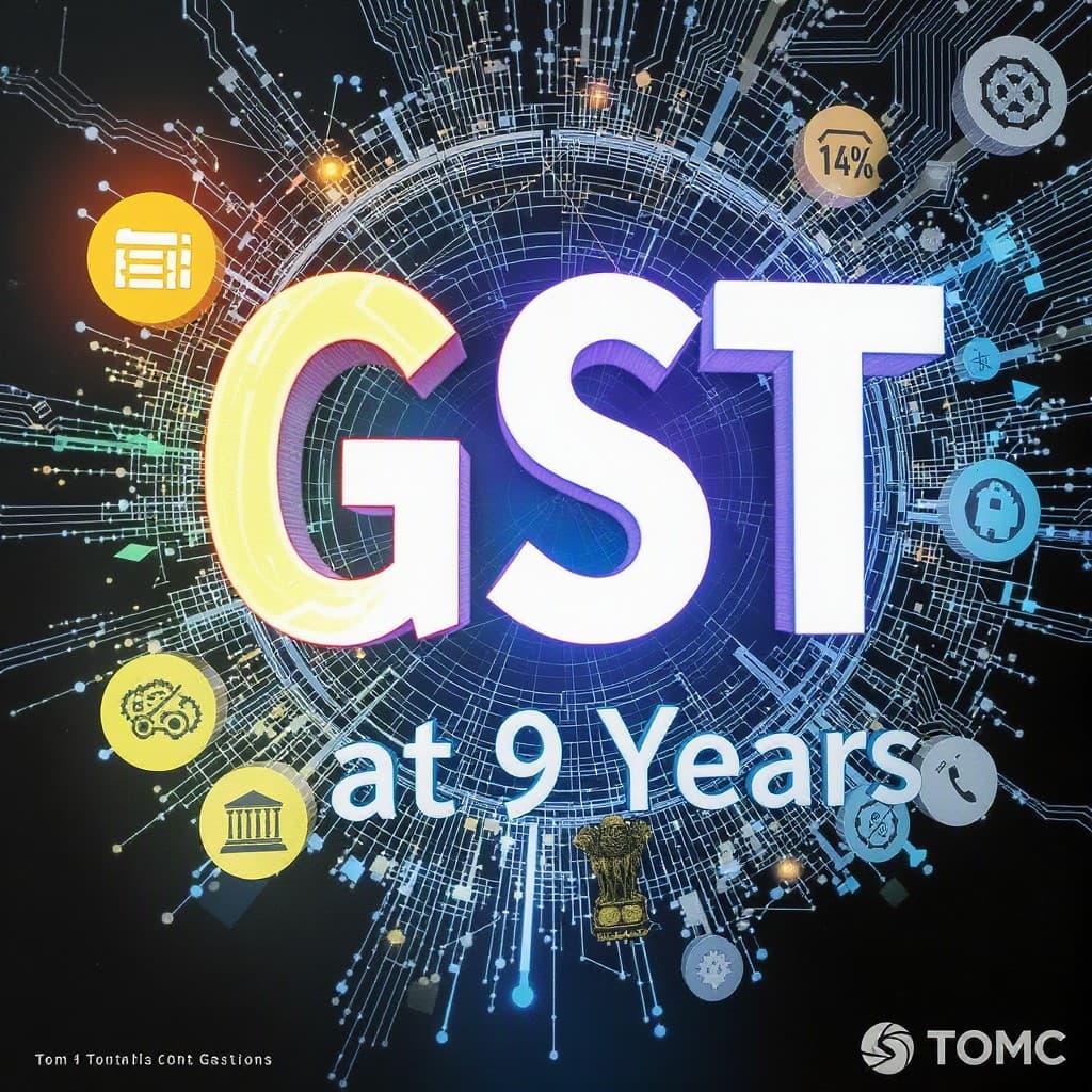 Illustration for GST at 9 years: collections up, more taxpayers, digital shift
