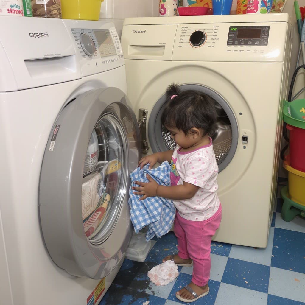 Illustration for Capgemini creche scandal: toddlers shoved into washing machine