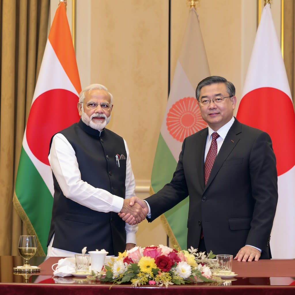 Illustration for India and Japan sign first defence co‑development pact, Modi calls Takaichi his younger sister