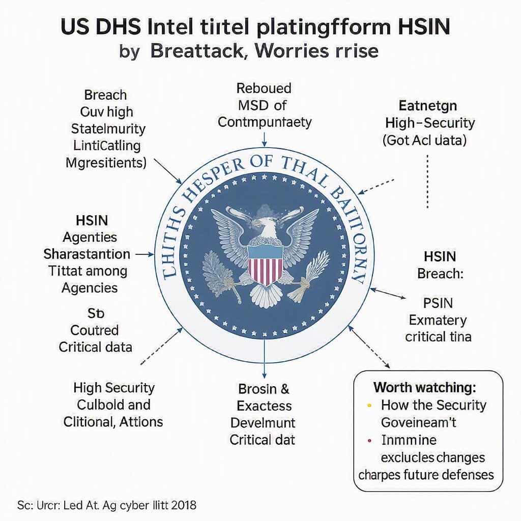 Illustration for US DHS intel platform HSIN hit by cyberattack, worries rise