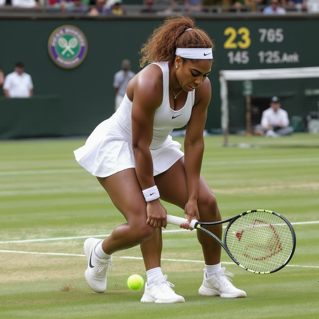 Illustration for Serena pulls out of Wimbledon doubles after injury, really sad to see