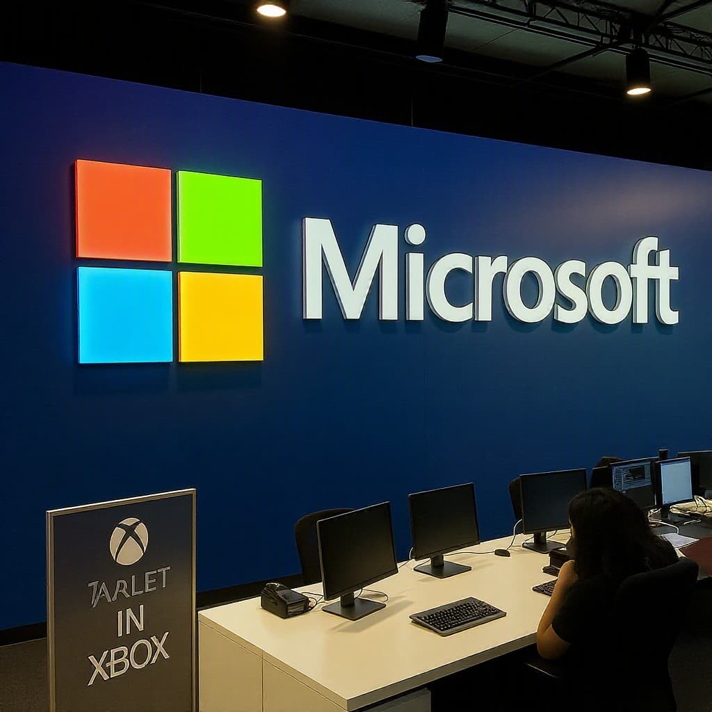 Illustration for Microsoft lays off 4,800 in sales and Xbox