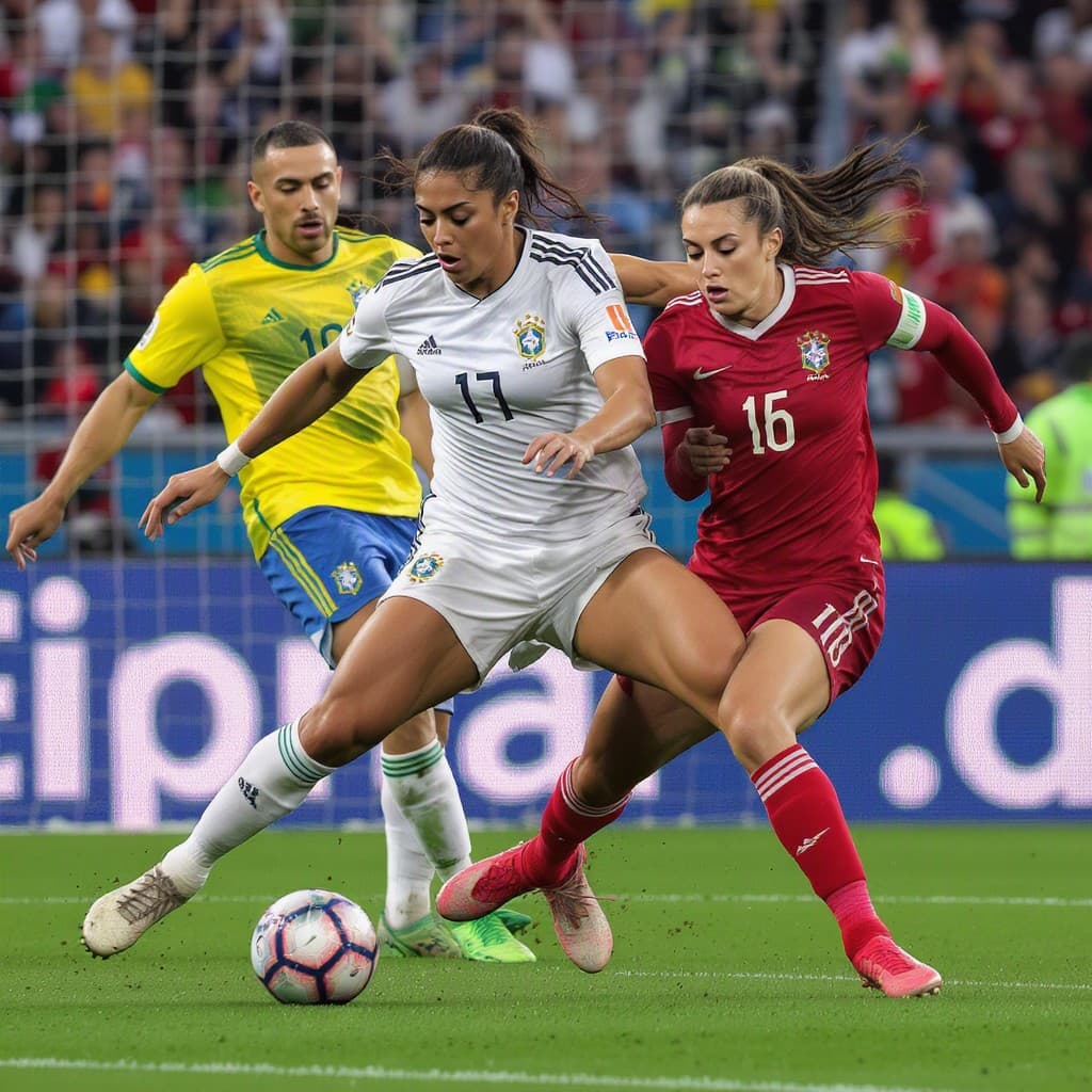 Illustration for Haaland's double sinks Brazil, Norway into World Cup quarters