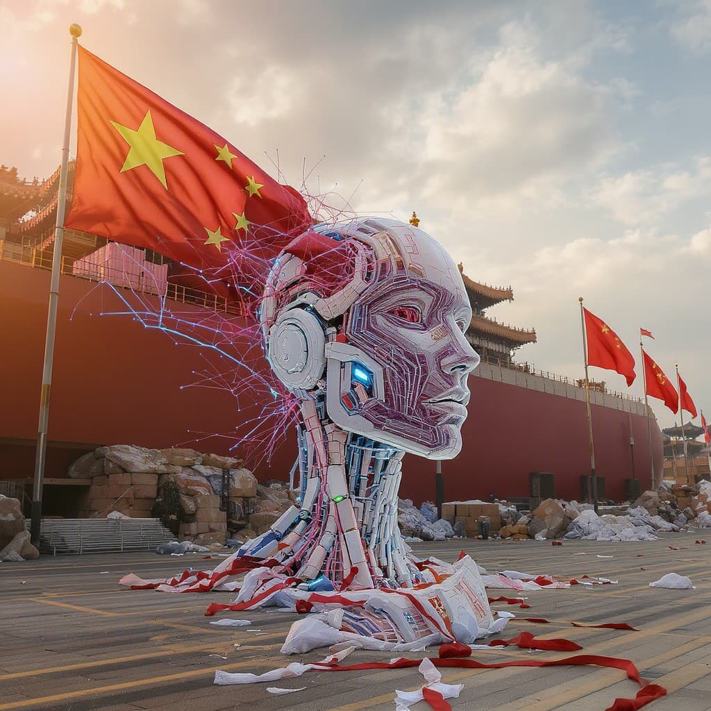 Illustration for Beijing may curb overseas access to China's top AI models