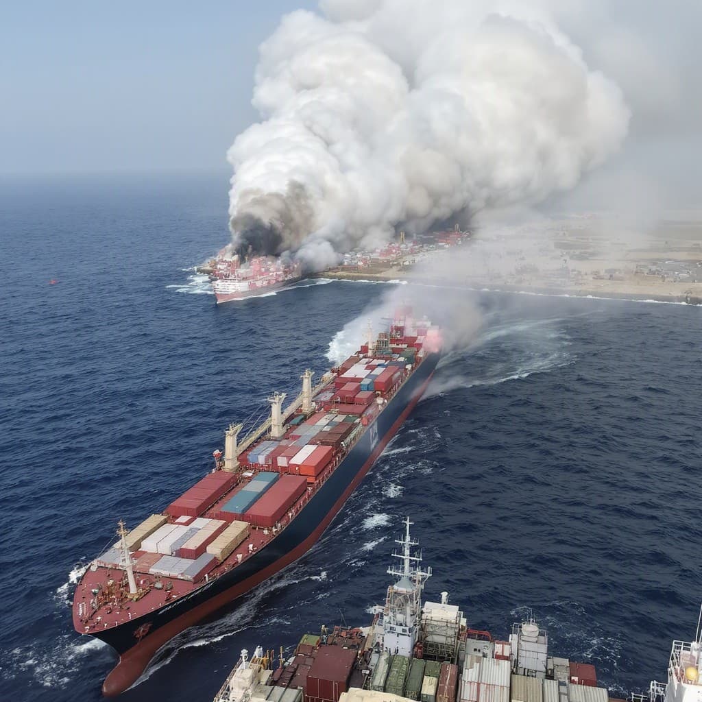 Illustration for Yaar, about 6k seafarers stuck off Hormuz as attacks spike, IMO flags crisis